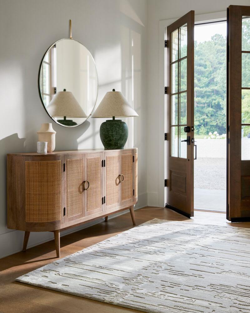 Livabliss Lunar LUN-001 43"H x 36"W x 0.25"D Mirror