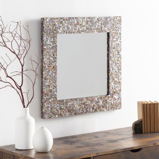 Surya Overton OVE-3300 24"H x 24"W x 1"D Mirror