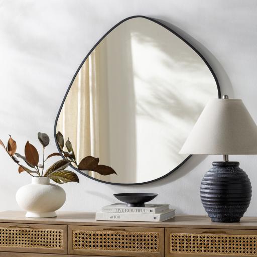 Surya Pebble PLE-001 37"H x 36"W x 1"D Mirror