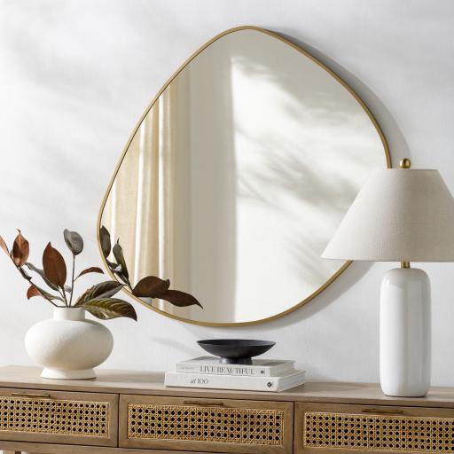 Surya Pebble PLE-002 37"H x 36"W x 1"D Mirror