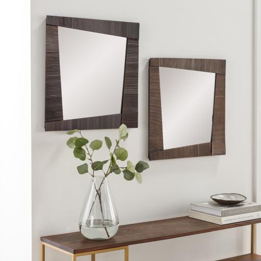 Surya Rendezvous RVZ-002 19"H x 19"W x 0.8"D, 19"H x 19"W x 0.8"D Mirror