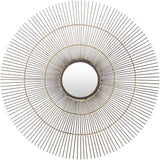 Surya Telavi TVI-001 32"H x 32"W x 1"D Mirror