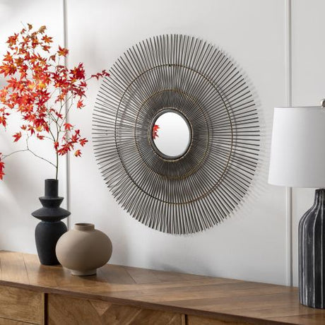 Surya Telavi TVI-001 32"H x 32"W x 1"D Mirror