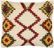 Surya Benisouk BES-004 Brown Cream 20"H x 20"W Pillow Cover