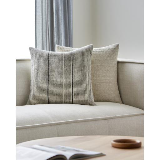 Surya Borderline BDL-001 18"H x 18"W Pillow Cover