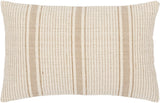 Surya Camden CDM-002 Brown Light Beige 14"H x 22"W Pillow Cover