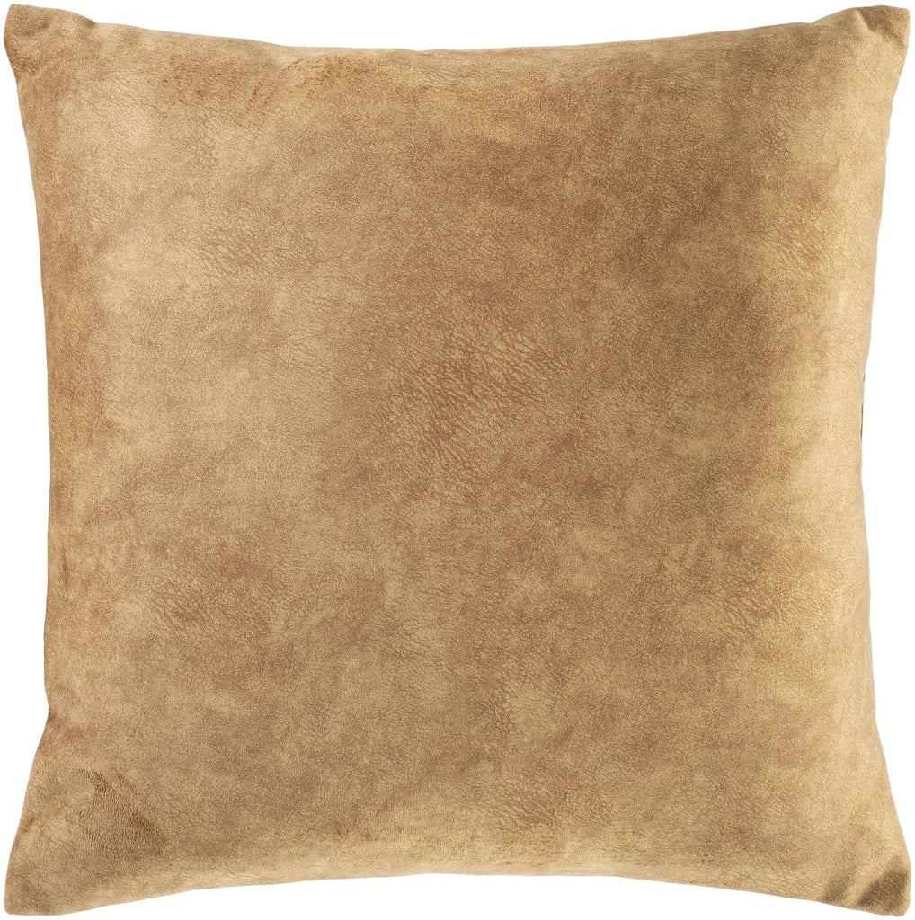 Surya Collins OIS-005 Beige Medium Brown 20"H x 20"W Pillow Cover