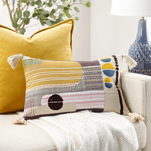 Surya Columbus CBS-001 14"H x 22"W Pillow Cover