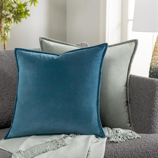 Surya Cotton Velvet CV-004 22"H x 22"W Pillow Cover