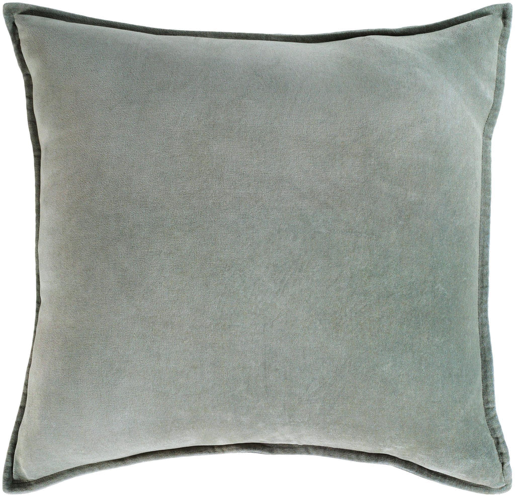 Surya Cotton Velvet CV-021 Sage 13"H x 19"W Pillow Cover