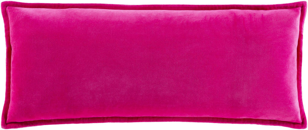 Surya Cotton Velvet CV-031 Rose 12"H x 30"W Pillow Cover