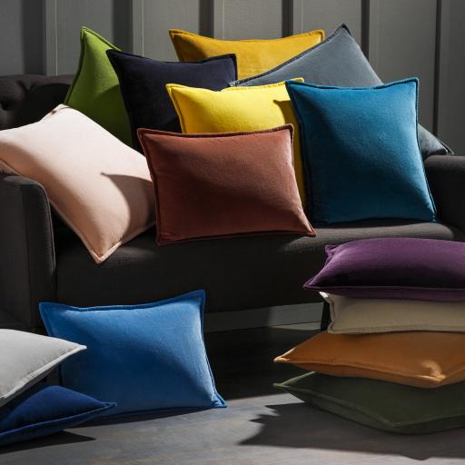 Surya Cotton Velvet CV-050 22"H x 22"W Pillow Cover