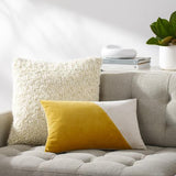 Surya Cotton Velvet CV-071 Mustard Wheat 22"H x 22"W Pillow Cover