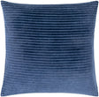 Surya Cotton Velvet Stripes CV-084 18"H x 18"W Pillow Cover