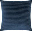 Surya Cotton Velvet Stripes CV-086 18"H x 18"W Pillow Cover