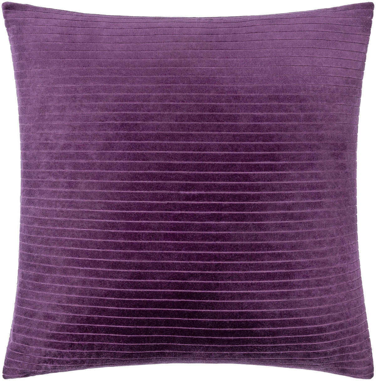 Surya Cotton Velvet Stripes CV-091 22"H x 22"W Pillow Cover