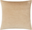 Surya Cotton Velvet Stripes CV-093 22"H x 22"W Pillow Cover