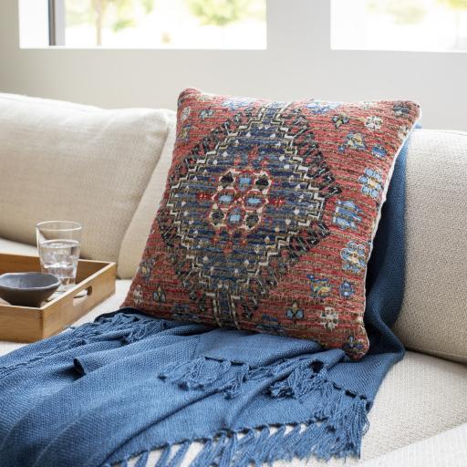 Surya Coventry CVN-005 Dark Blue Deep Teal 18"H x 18"W Pillow Cover