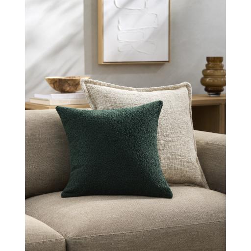 Surya Eesha ESH-013 Dark Green 22"H x 22"W Pillow Cover