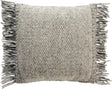 Surya Faroe FAO-007 Beige Black 18"H x 18"W Pillow Cover