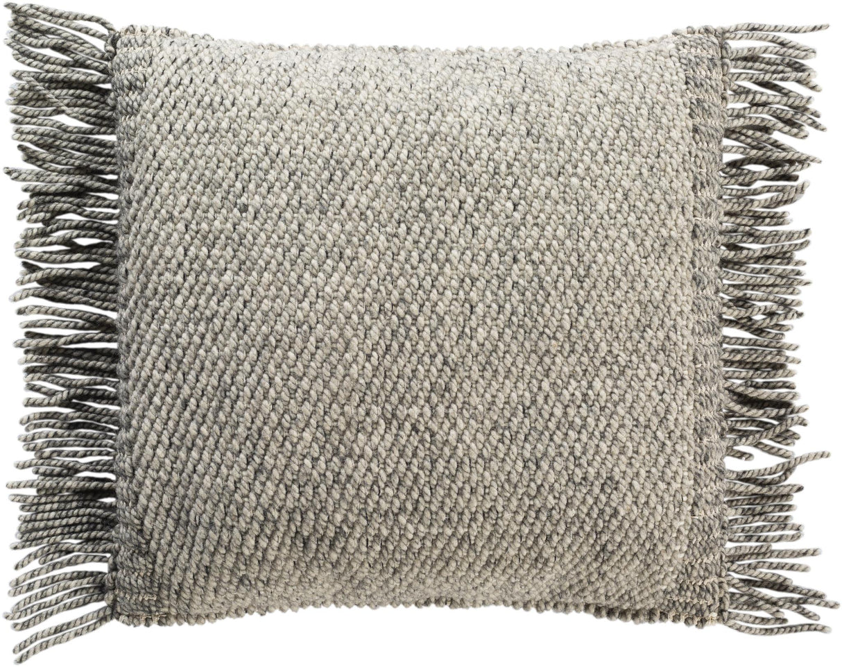 Surya Faroe FAO-007 Beige Black 18"H x 18"W Pillow Cover