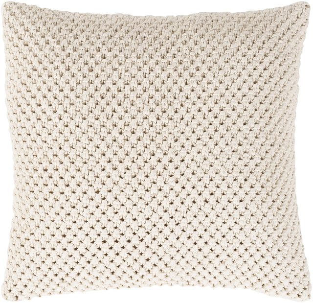 Surya Godavari GDA-003 Cream 20"H x 20"W Pillow Cover