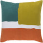Surya Harvey HV-004 Burnt Orange Mustard 20"H x 20"W Pillow Cover