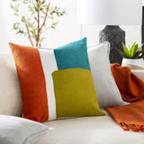 Surya Harvey HV-004 Burnt Orange Mustard 20"H x 20"W Pillow Cover