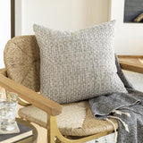 Surya Heidi HDI-001 Charcoal Ivory 20"H x 20"W Pillow Cover