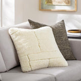 Surya Jakob JKB-002 Cream 18"H x 18"W Pillow Cover