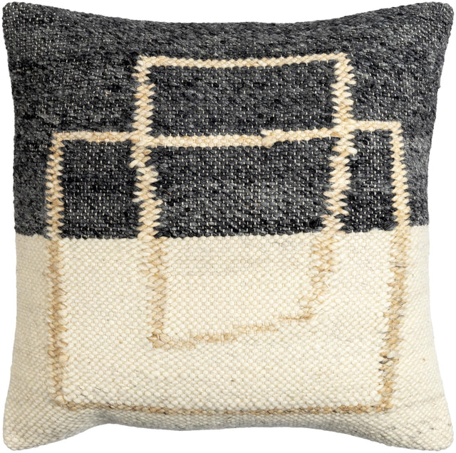 Surya Kambalny KBY-001 22"H x 22"W Pillow Cover