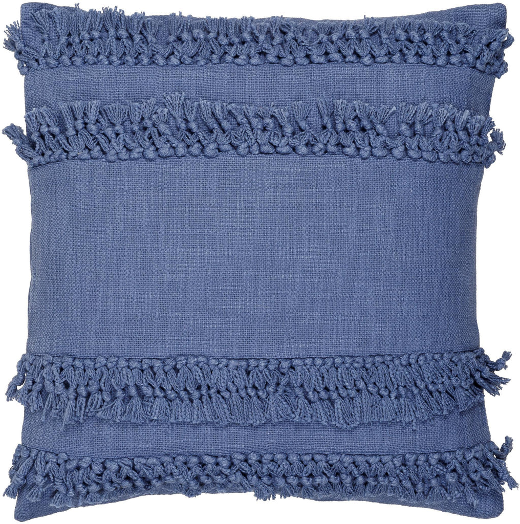 Surya Katie KTE-002 Blue 14"H x 22"W Pillow Cover