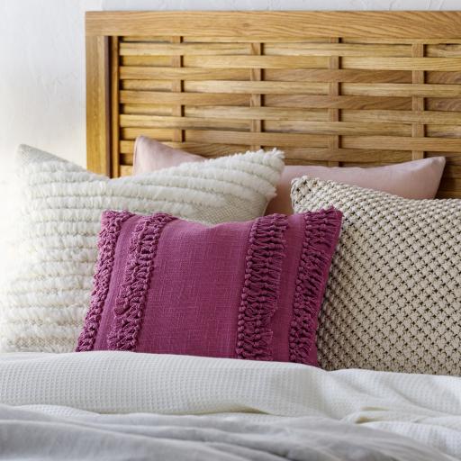 Surya Katie KTE-003 Mauve 18"H x 18"W Pillow Cover