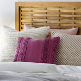 Surya Katie KTE-003 Mauve 18"H x 18"W Pillow Cover