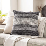 Surya Levi IVL-003 Beige Black 20"H x 20"W Pillow Cover