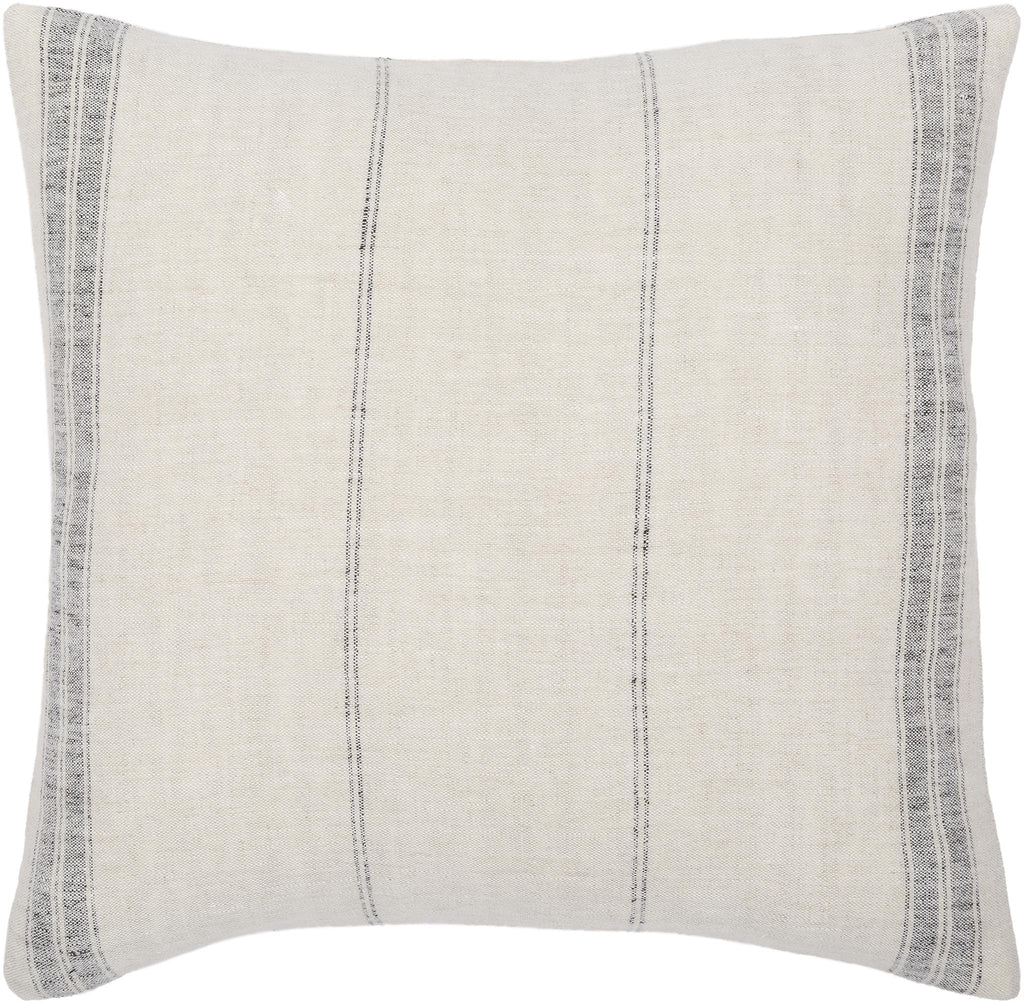Surya Linen Stripe LPE-001 22"H x 22"W Pillow Cover