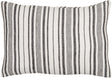 Surya Linen Stripe Buttoned LNB-002 13"H x 20"W Pillow Cover