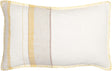 Surya Linen Stripe Embellished LSP-002 20"H x 20"W Pillow Cover