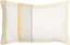 Surya Linen Stripe Embellished LSP-002 20"H x 20"W Pillow Cover