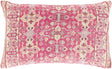 Surya Mandana MDN-004 Bright Yellow Burgundy 14"H x 22"W Pillow Cover