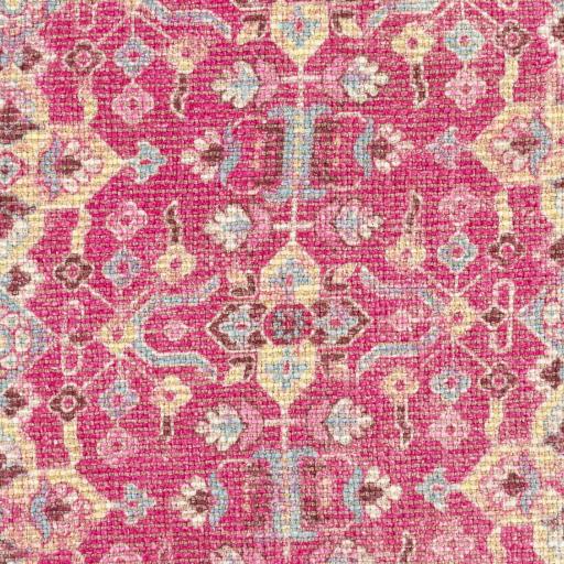 Surya Mandana MDN-004 Bright Yellow Burgundy 14"H x 22"W Pillow Cover