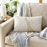 Surya Maricopa MCP-001 Beige Cream 20"H x 20"W Pillow Cover