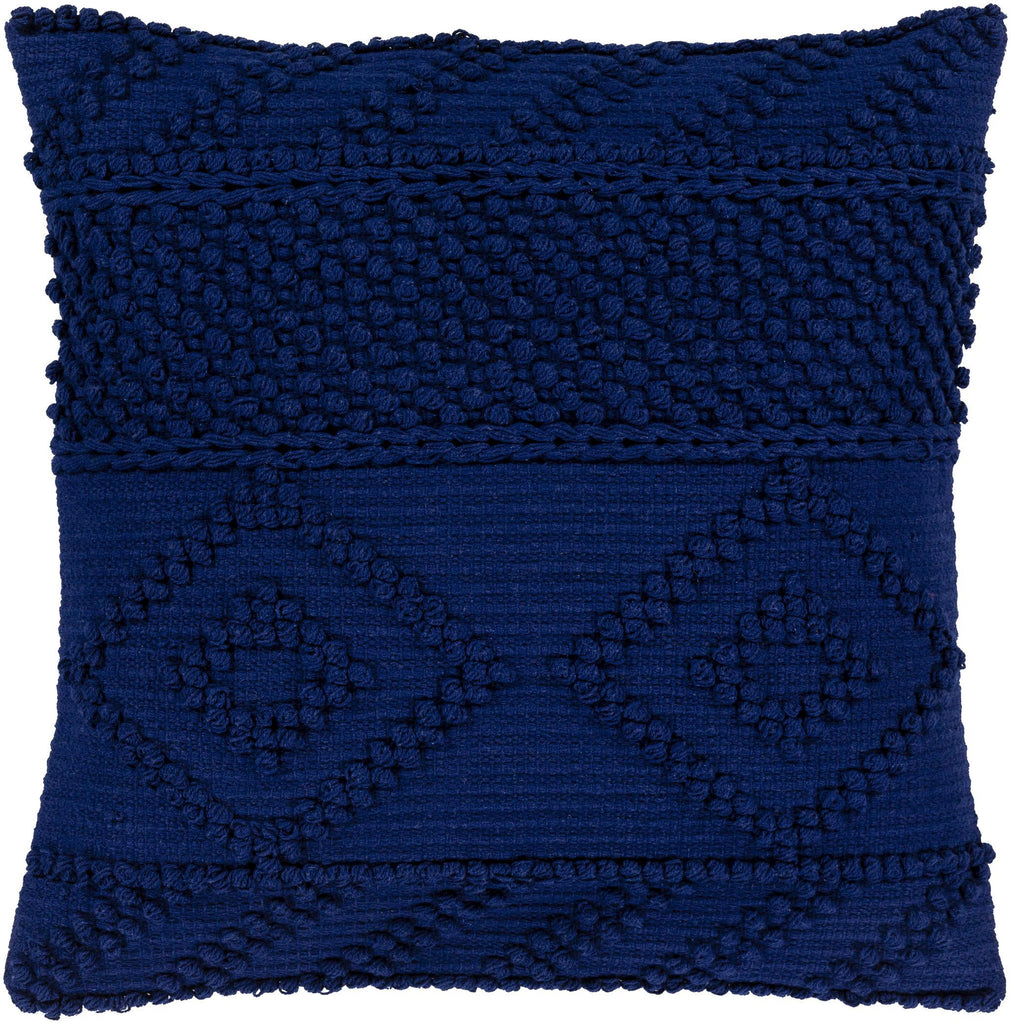 Surya Merdo MDO-002 Dark Blue 18"H x 18"W Pillow Cover