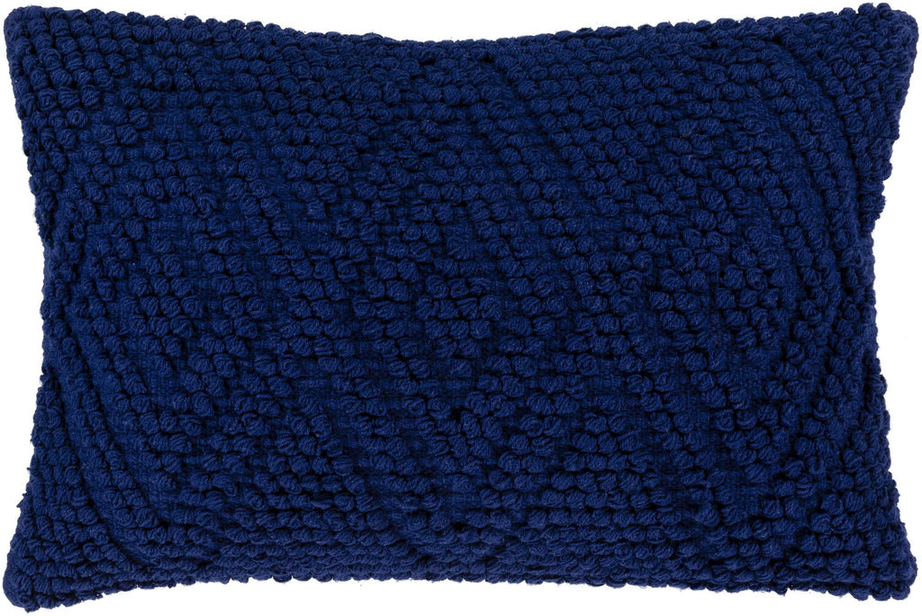 Surya Merdo MDO-003 Dark Blue 14"H x 22"W Pillow Cover