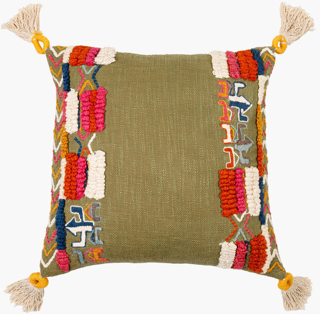 Surya Mystic MYC-002 18"L x 18"W Pillow