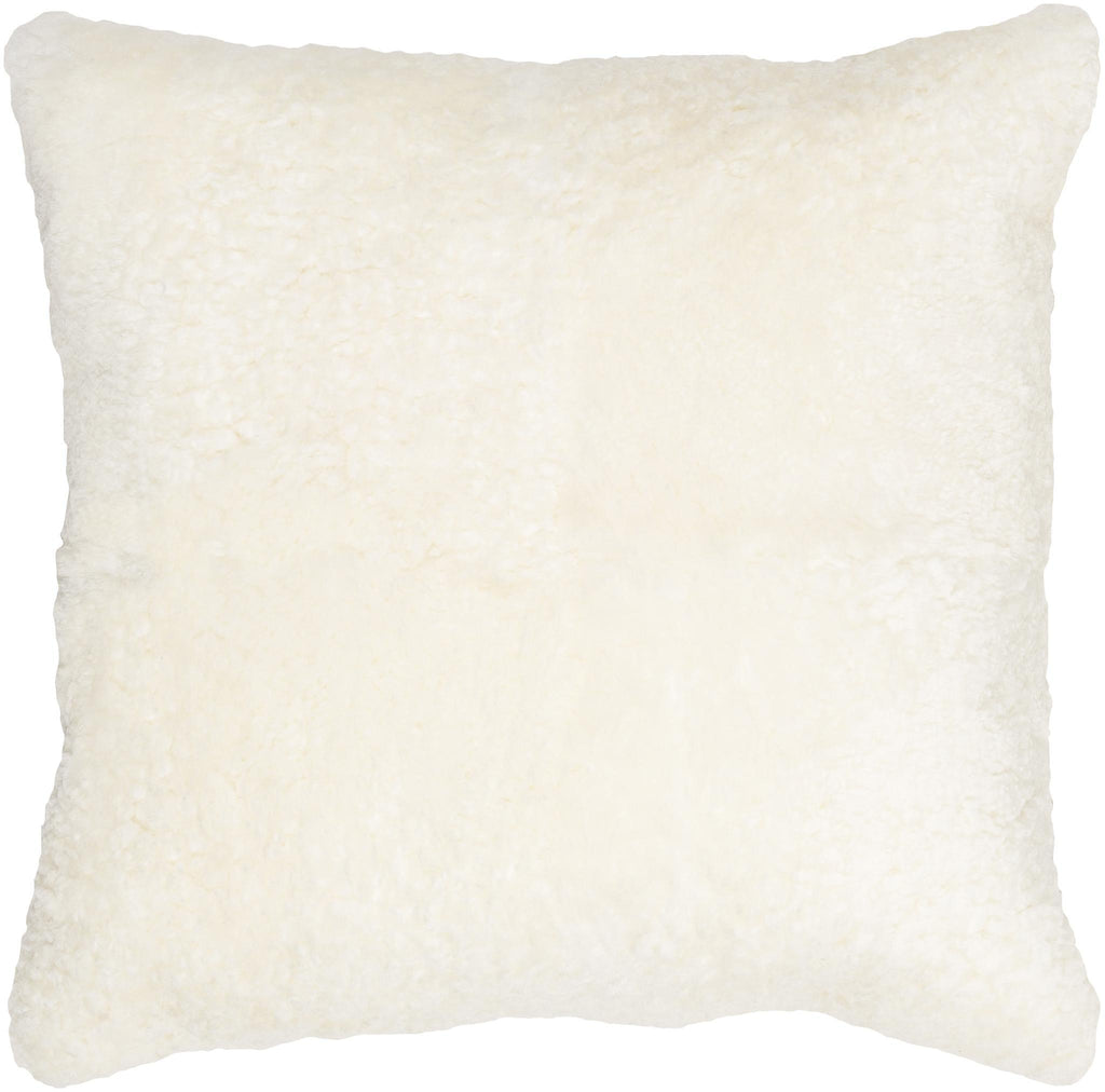 Surya Northland NND-001 Cream 20"H x 20"W Pillow Cover