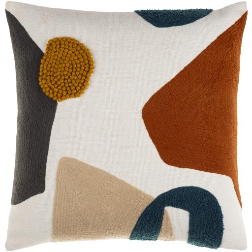 Surya Novel NVE-001 18"H x 18"W Pillow Cover