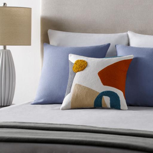 Surya Novel NVE-001 18"H x 18"W Pillow Cover
