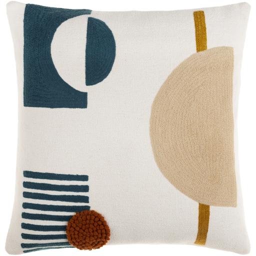 Surya Novel NVE-002 18"H x 18"W Pillow Cover