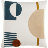 Surya Novel NVE-002 18"H x 18"W Pillow Cover